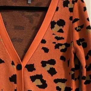 Charlotte Russe leopard print cardigan